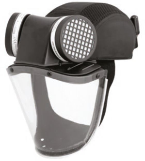 Image sur Casquette intégrale ventilée pour poussières Powercap