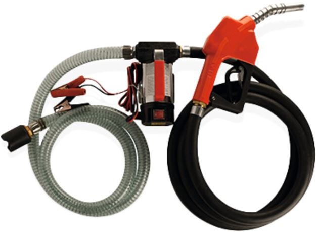 Image sur KIT POMPE DC 12V 40 L/MIN PISTOLET AUTOMATIQUE