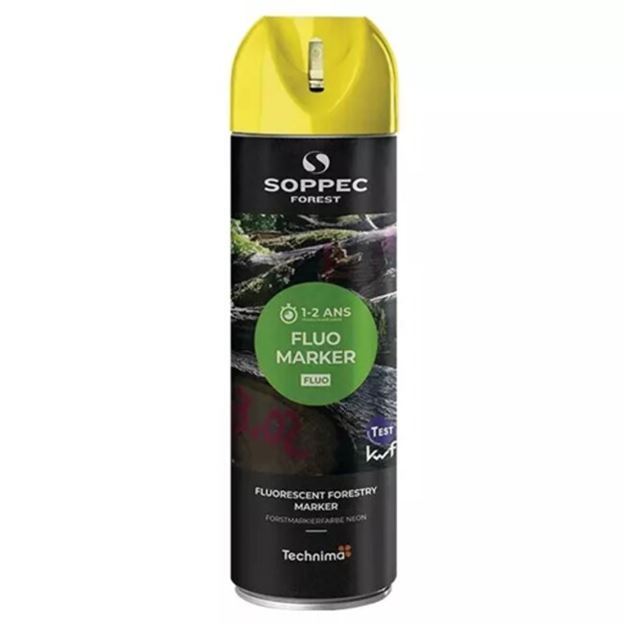 Image sur TRACEUR FORESTIER FLUORESCENT JAUNE 500ML
