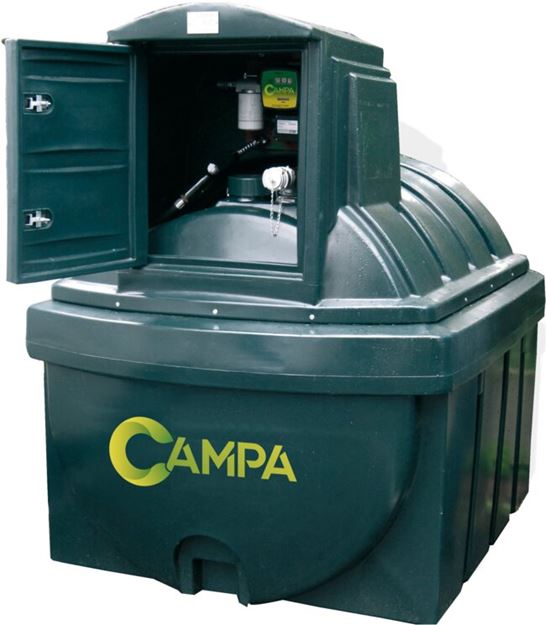 Image sur CUVE STOCKAGE FUEL 2500L CAMPA AVEC POMPE 230V 50L/MIN